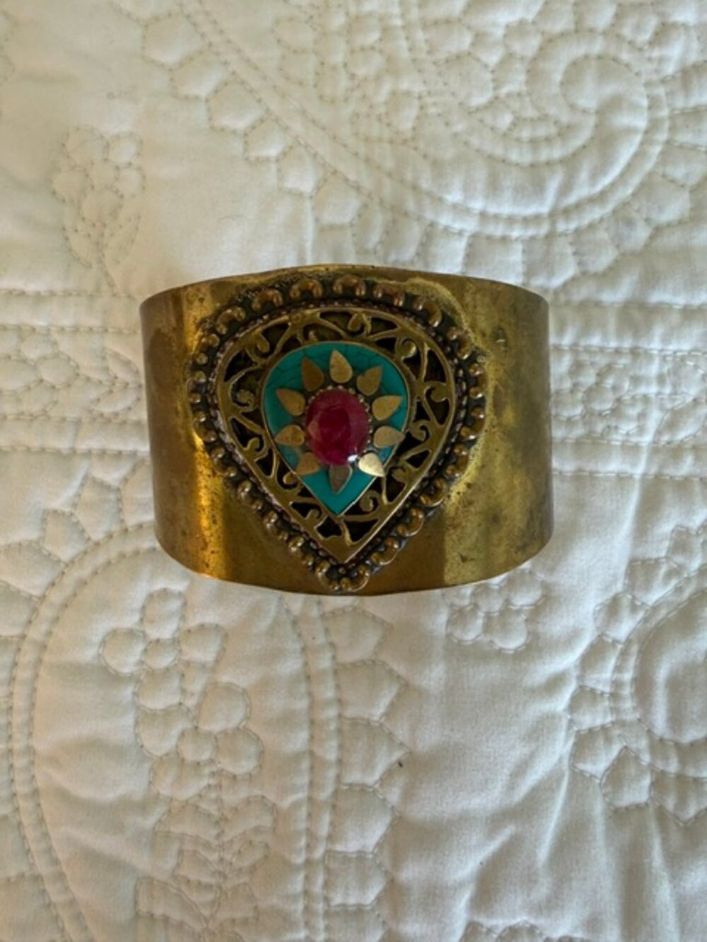 brass cuff bracelet